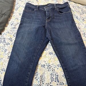 J Brand Alana High Crop Denim Jeans